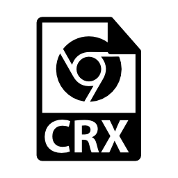 Crxファイルフォーマットシンボル無料アイコン