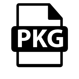 Pkgファイルフォーマットシンボル無料アイコン