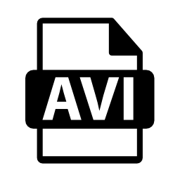 Aviビデオファイル形式シンボル無料アイコン