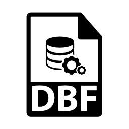 Dbfファイル形式シンボル無料アイコン
