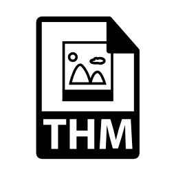 Thmファイルフォーマットシンボル無料アイコン