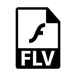 Flvファイル形式シンボル無料アイコン