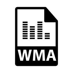Wmaファイル形式シンボル無料アイコン
