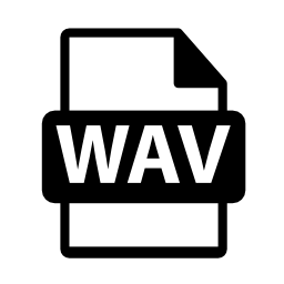 Wavファイルフォーマットシンボル無料アイコン