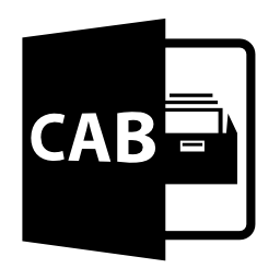 Cabファイルのフォーマットシンボル無料アイコン