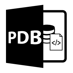 Pdbファイル形式シンボル無料アイコン