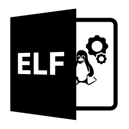 Elfファイルフォーマットシンボル無料アイコン