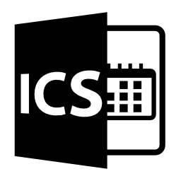 Icsファイル形式シンボル無料アイコン