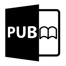 パブのファイル形式のシンボル無料アイコン