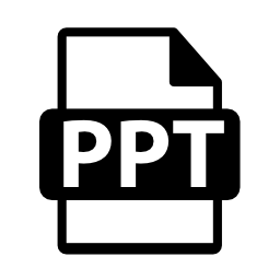Pptビジネスプレゼンテーションファイルフォーマットシンボル無料アイコン