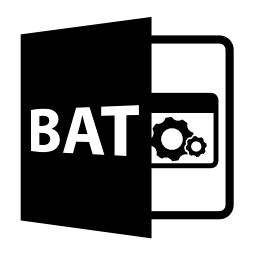 Batファイルフォーマットシンボル無料アイコン