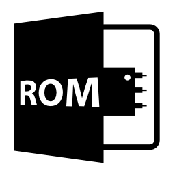 Romファイルフォーマットシンボル無料アイコン