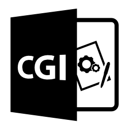 Cgiファイルフォーマットシンボル無料アイコン