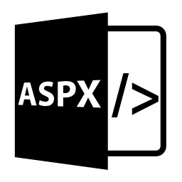Aspxファイルフォーマットシンボル...