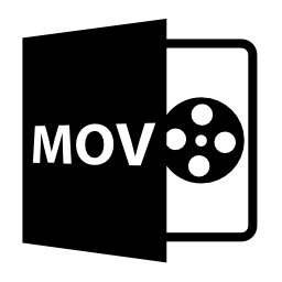 Movファイルフォーマットシンボル無料アイコン