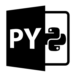 Pyファイルフォーマットシンボル無料アイコン