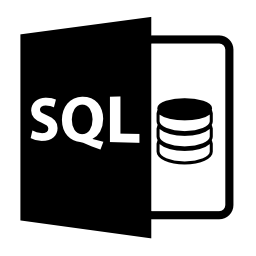 Sqlファイルフォーマットシンボル無料アイコン