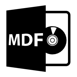 Mdfファイルフォーマットシンボル無料アイコン