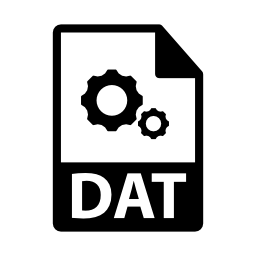 DATファイルの形式は、バリアント無料アイコン