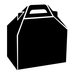 食品パッケージ無料アイコンのボックス