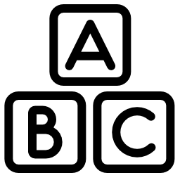 ABCの正方形の無料アイコン