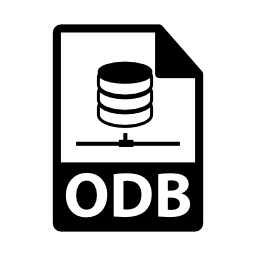 ODBファイル形式は、バリアント無料アイコン