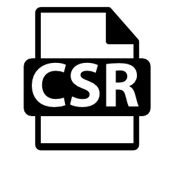 CSRファイル形式は、バリアント無料アイコン