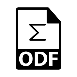 ODFファイル形式は、バリアント無料アイコン