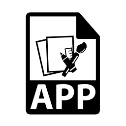 APPファイル形式、バリアント無料アイコン