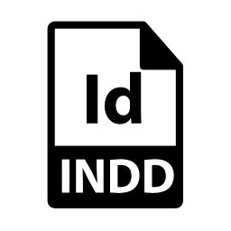 INDDファイル形式は、バリアント無料アイコン
