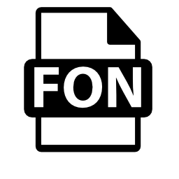 FONファイル形式は、バリアント無料アイコン