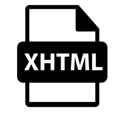 XHTMLファイル形式は、バリアント...