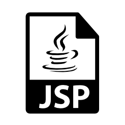 JSPファイルフォーマットシンボル無料アイコン