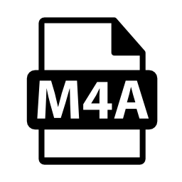 M4Aファイル形式は、バリアント無料アイコン