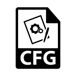 CFGファイルフォーマットシンボル無料アイコン