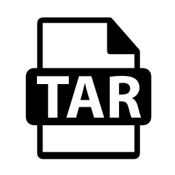 TARファイルのフォーマットシンボル無料アイコン