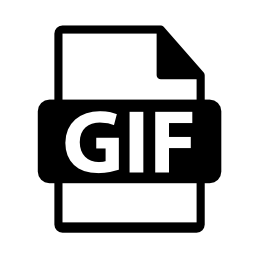 GIFファイル形式のシンボル無料アイコン