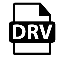 DRVファイルフォーマットシンボル無料アイコン