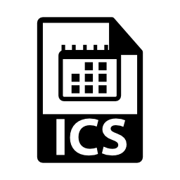 ICSファイル形式シンボル無料アイコン