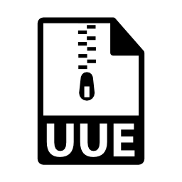 UUEファイルフォーマットシンボル無料アイコン
