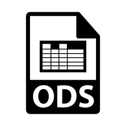 ODSファイルフォーマットシンボル...