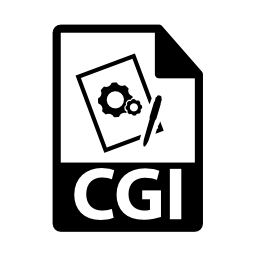 CGIファイルフォーマットシンボル無料アイコン