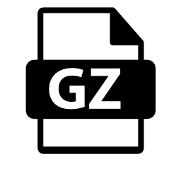 GZファイル形式は、バリアント無料アイコン