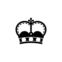 ロイヤリティ無料のエレガントなデザインのアイコンの王冠