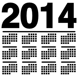 2014壁カレンダーバリアント無料アイコン