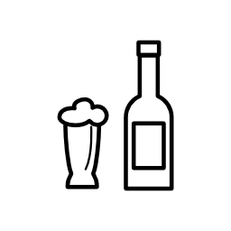 ビール瓶、ガラス無料アイコン