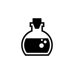 無料のアイコン内の液体とアロマセラピーローションボトル