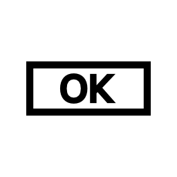 [Ok]をボタン無料アイコン
