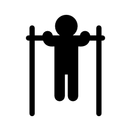 Handbar無料のアイコン上の分散の体操選手