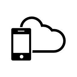 スマートフォンの雲の無料のアイコン